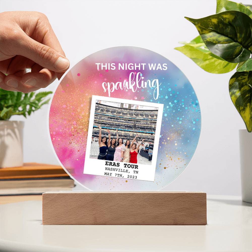 Eras Tour 4 Printed Circle Acrylic Plaque