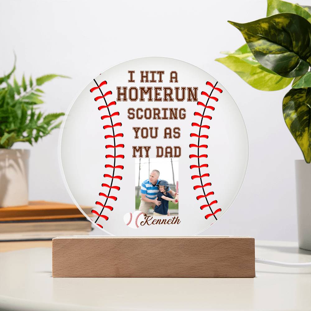 Baseball1 Printed Acrylic Plaque
