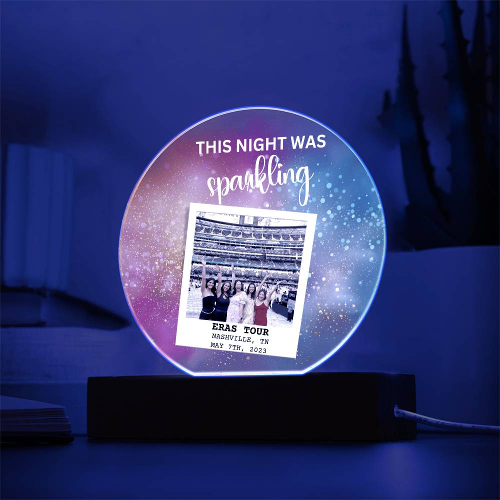 Eras Tour 4 Printed Circle Acrylic Plaque