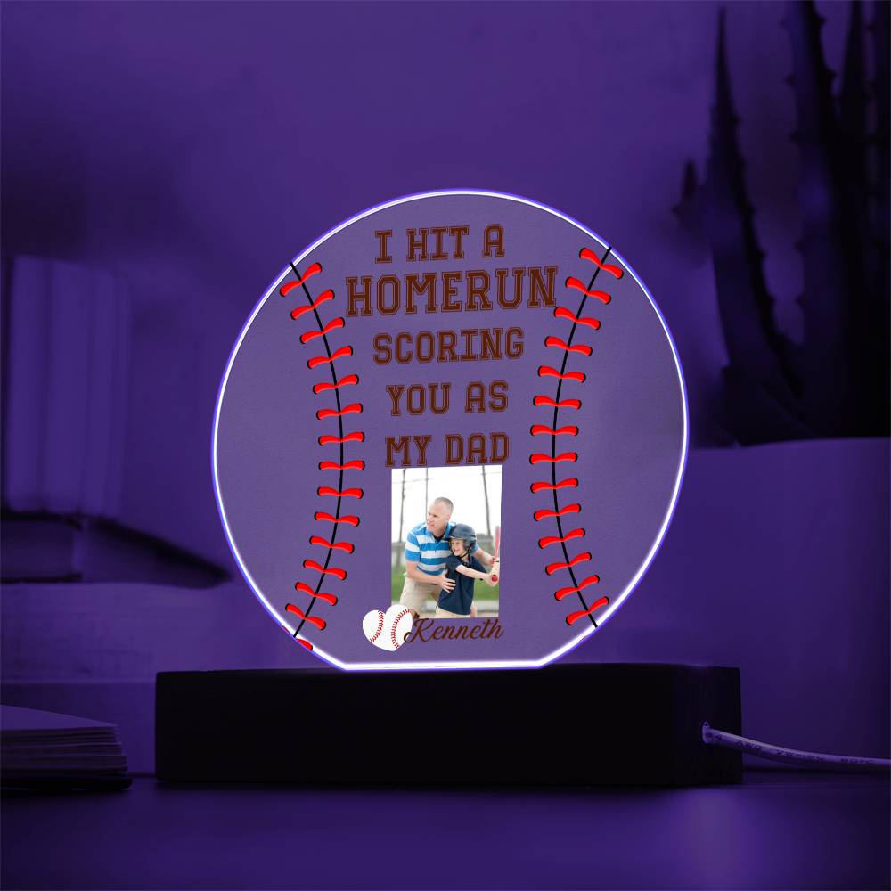 Baseball1 Printed Acrylic Plaque