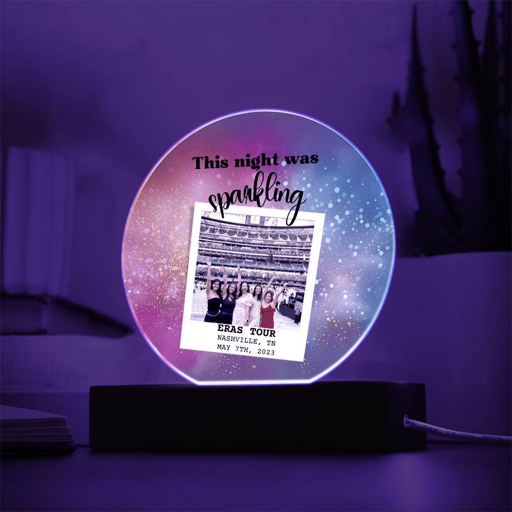 Eras Tour 2 Printed Circle Acrylic Plaque
