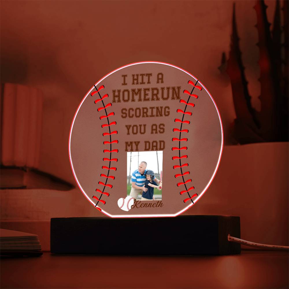Baseball1 Printed Acrylic Plaque