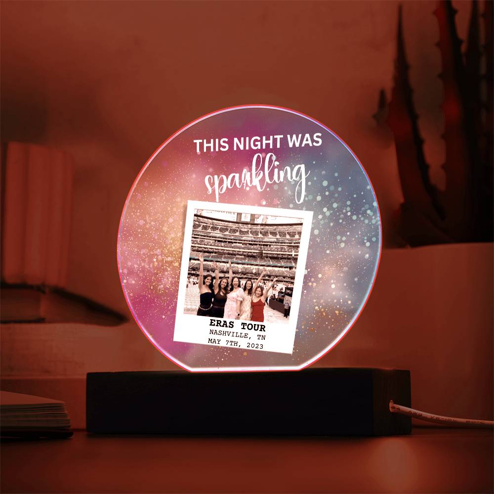 Eras Tour 4 Printed Circle Acrylic Plaque