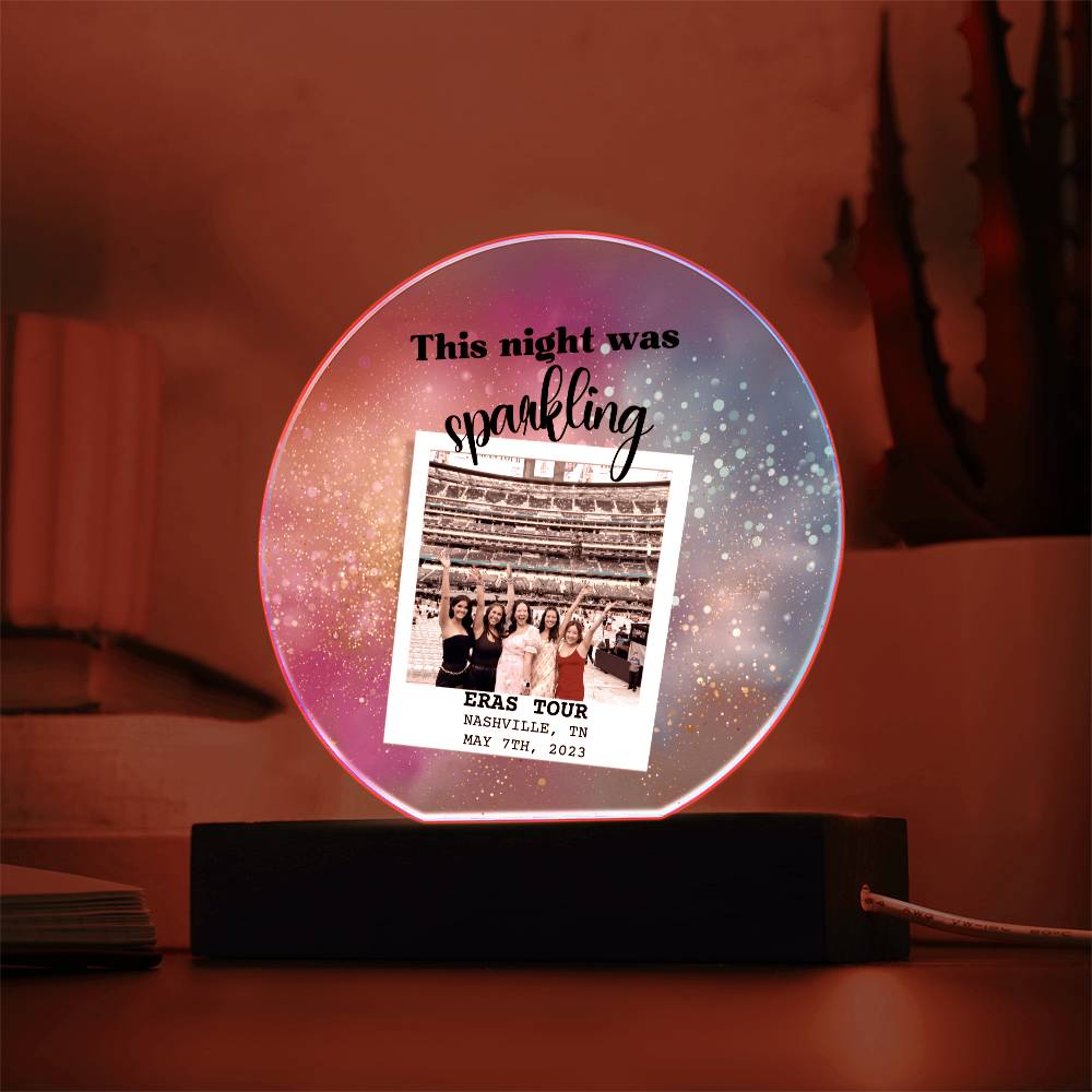 Eras Tour 2 Printed Circle Acrylic Plaque