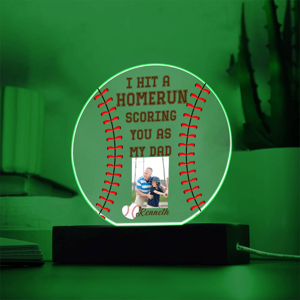 Baseball1 Printed Acrylic Plaque