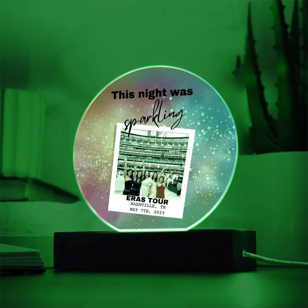 Eras Tour 5 Printed Circle Acrylic Plaque