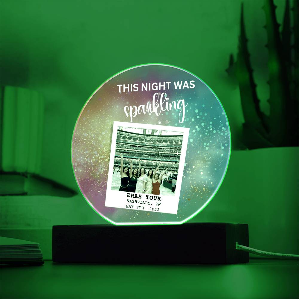 Eras Tour 4 Printed Circle Acrylic Plaque