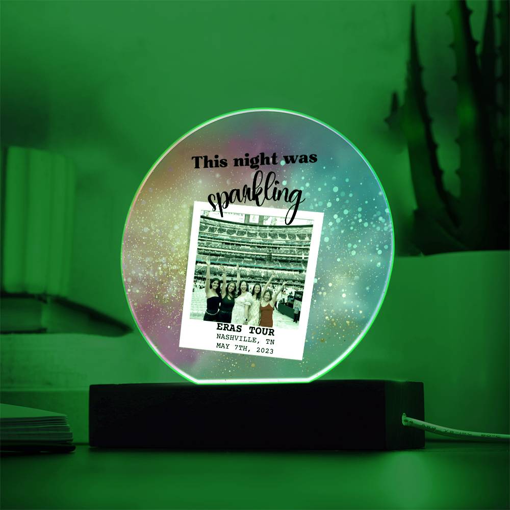 Eras Tour 2 Printed Circle Acrylic Plaque