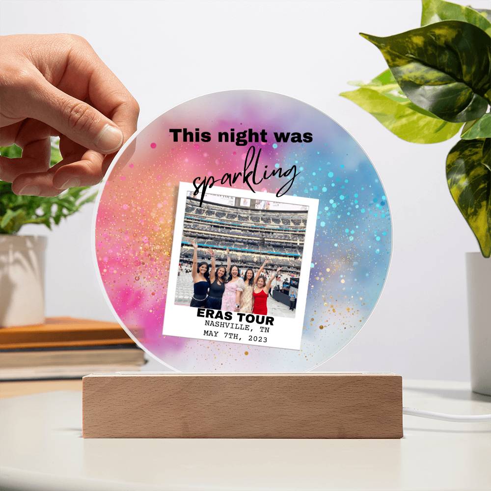 Eras Tour 5 Printed Circle Acrylic Plaque
