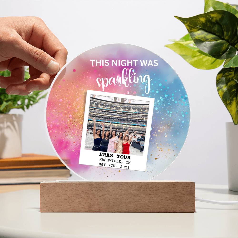 Eras Tour 4 Printed Circle Acrylic Plaque