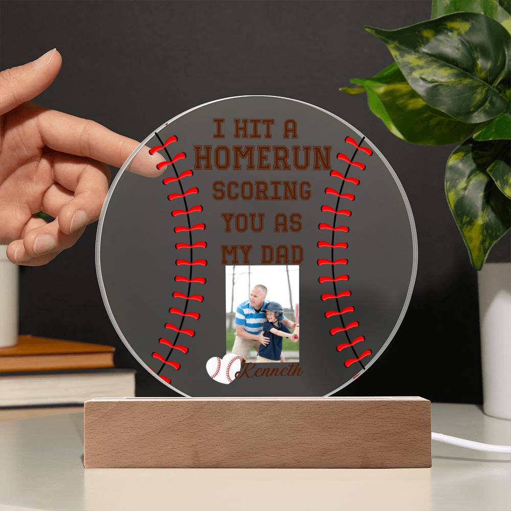 Baseball1 Printed Acrylic Plaque