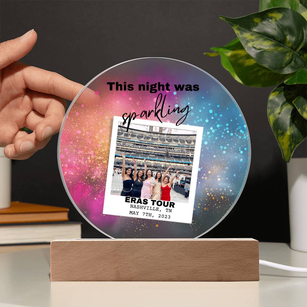 Eras Tour 5 Printed Circle Acrylic Plaque