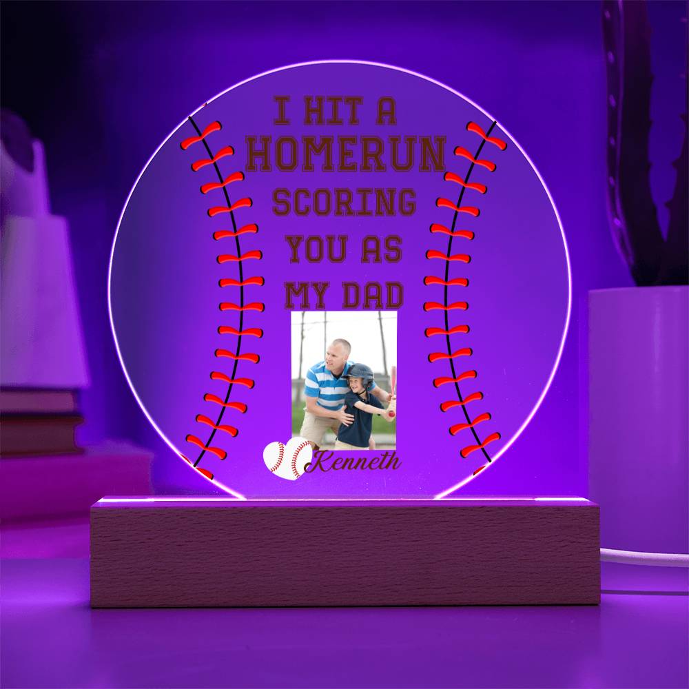 Baseball1 Printed Acrylic Plaque
