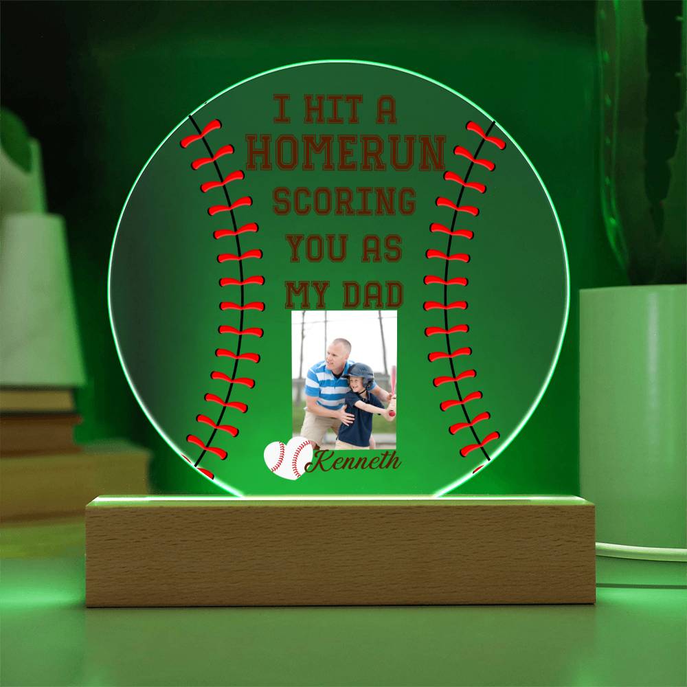 Baseball1 Printed Acrylic Plaque