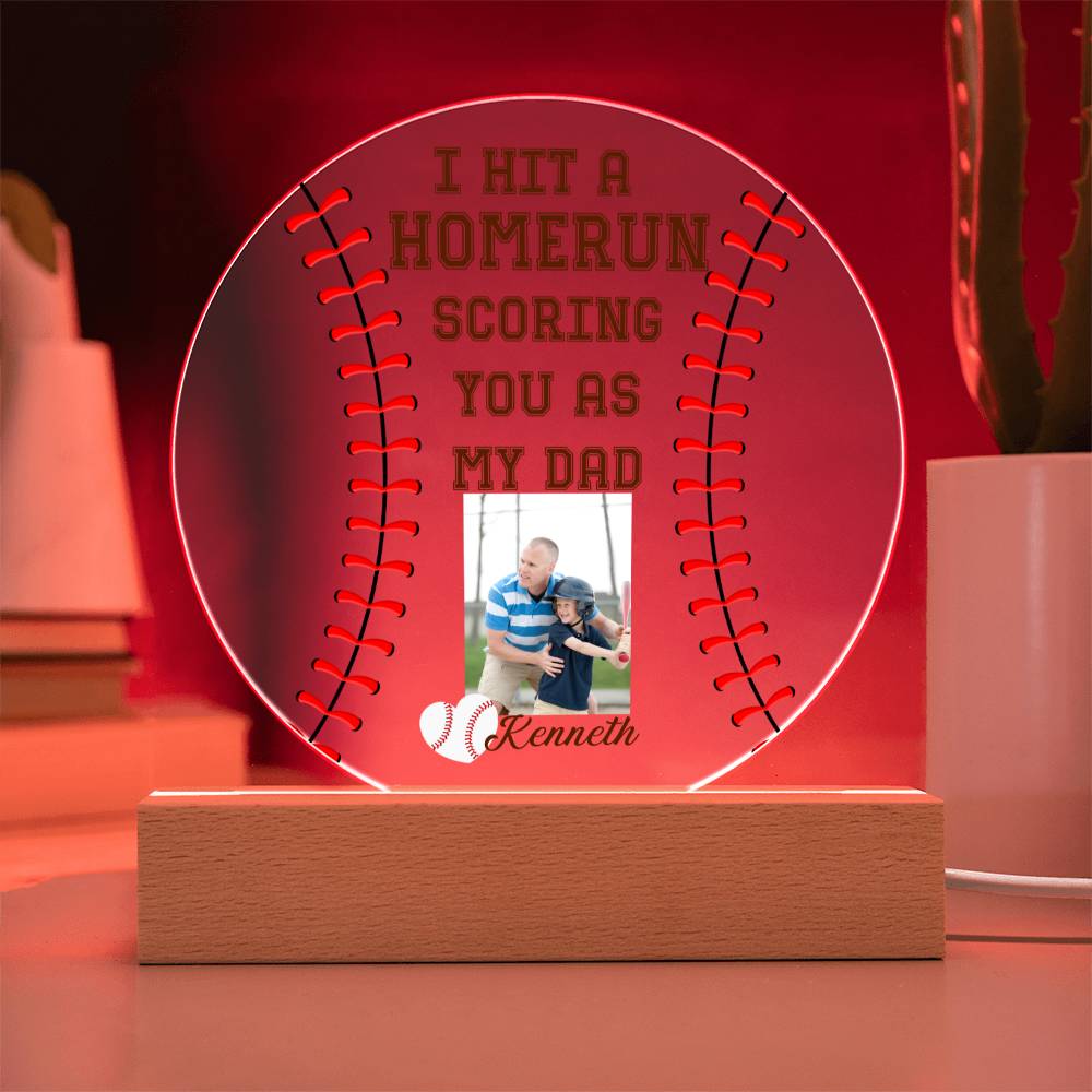 Baseball1 Printed Acrylic Plaque