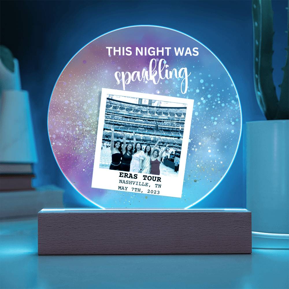 Eras Tour 4 Printed Circle Acrylic Plaque