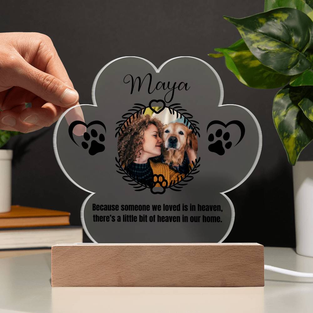 Maya Printed Pa Print Acrylic Plaque