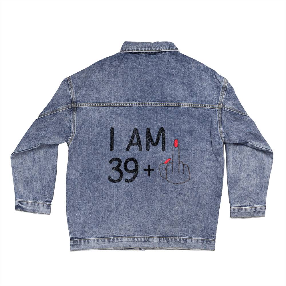 40th Birthday Gift - Denim Jeans Jacket