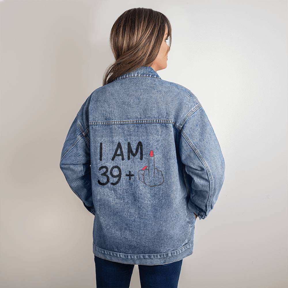 40th Birthday Gift - Denim Jeans Jacket
