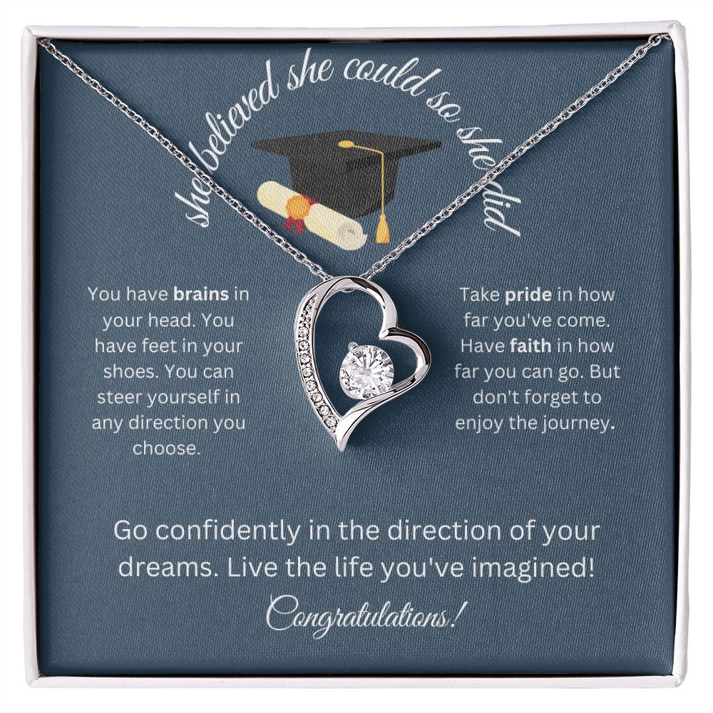 Live The Life You've Imagined - Forever Love Necklace