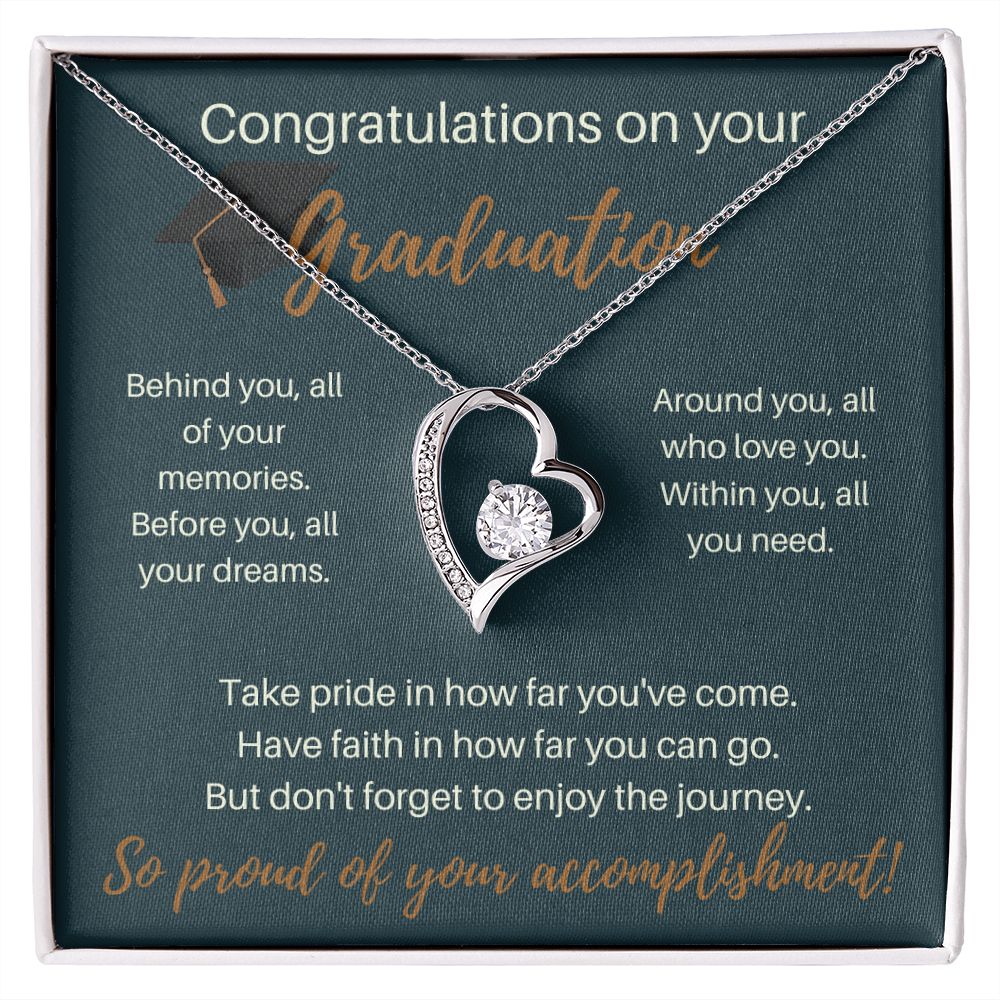 Take Pride In How Far You've Come - Forever Love Necklace