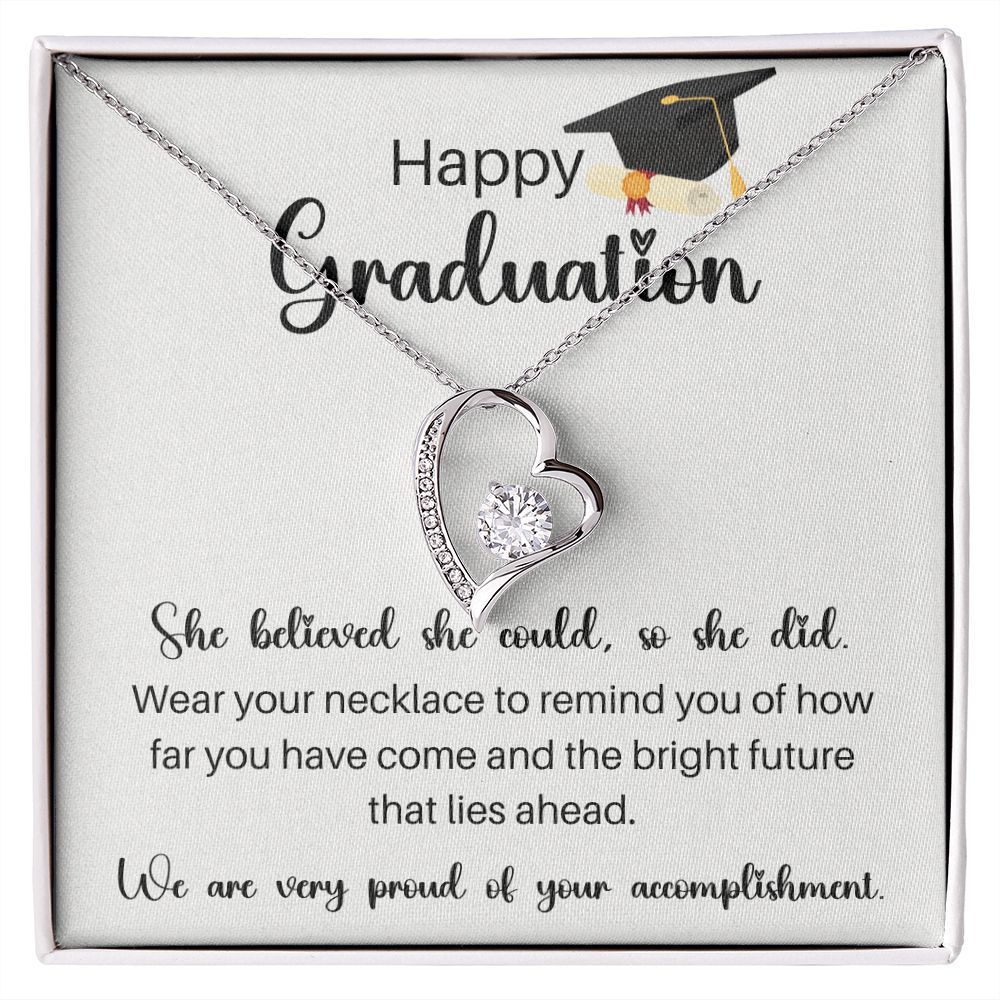 We Are Very Proud Of You - Forever Love Necklace