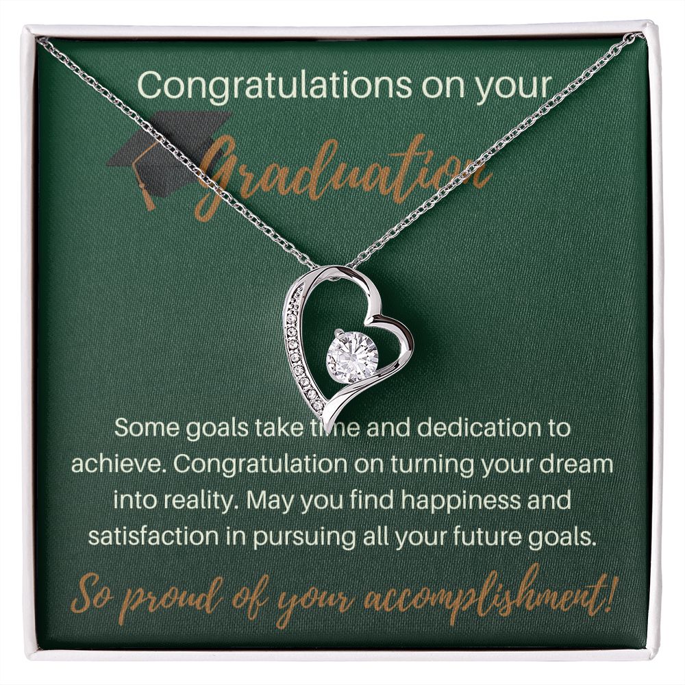 Congratulations On Your Graduation - Forever Love Necklace