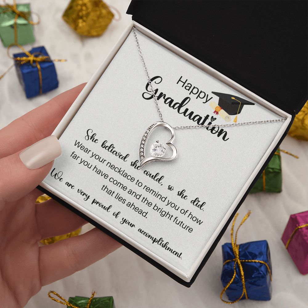 We Are Very Proud Of You - Forever Love Necklace