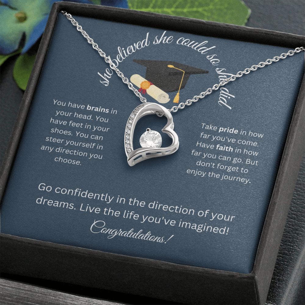 Live The Life You've Imagined - Forever Love Necklace