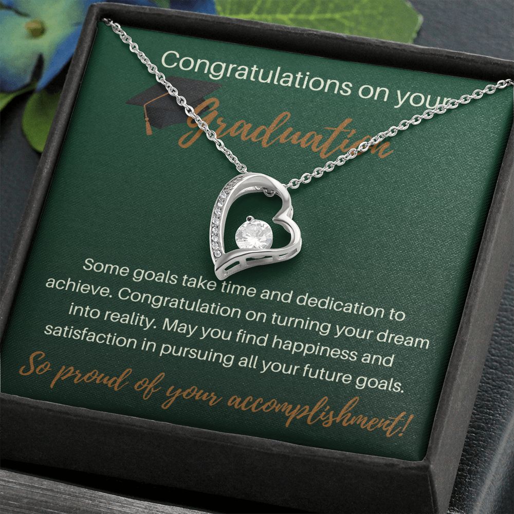 Congratulations On Your Graduation - Forever Love Necklace