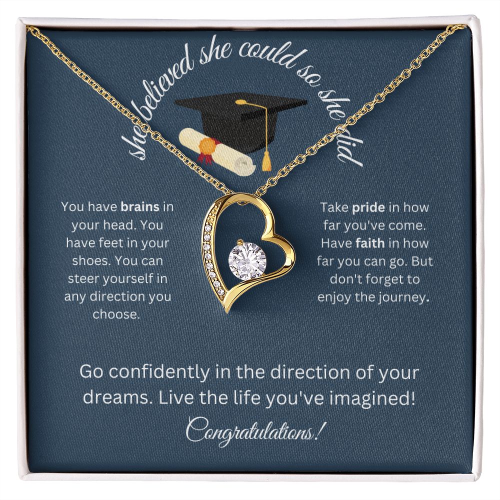 Live The Life You've Imagined - Forever Love Necklace