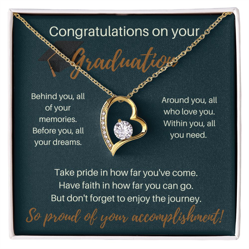 Take Pride In How Far You've Come - Forever Love Necklace