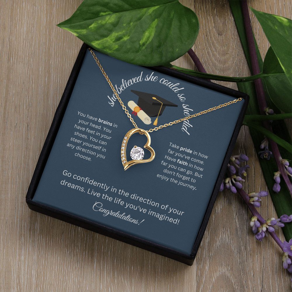 Live The Life You've Imagined - Forever Love Necklace