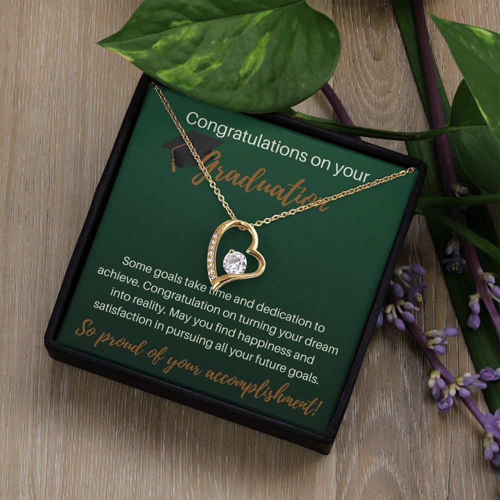 Congratulations On Your Graduation - Forever Love Necklace