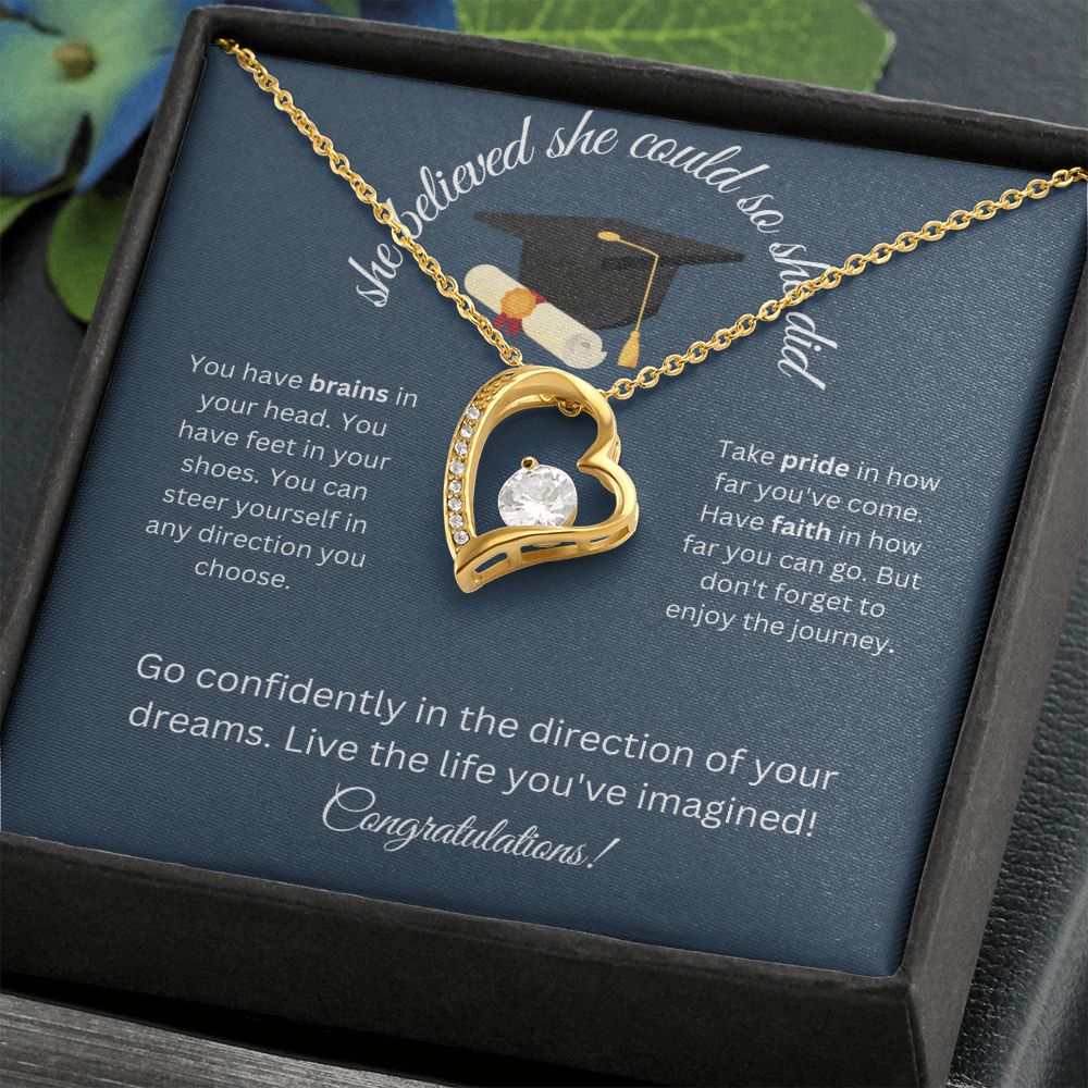 Live The Life You've Imagined - Forever Love Necklace