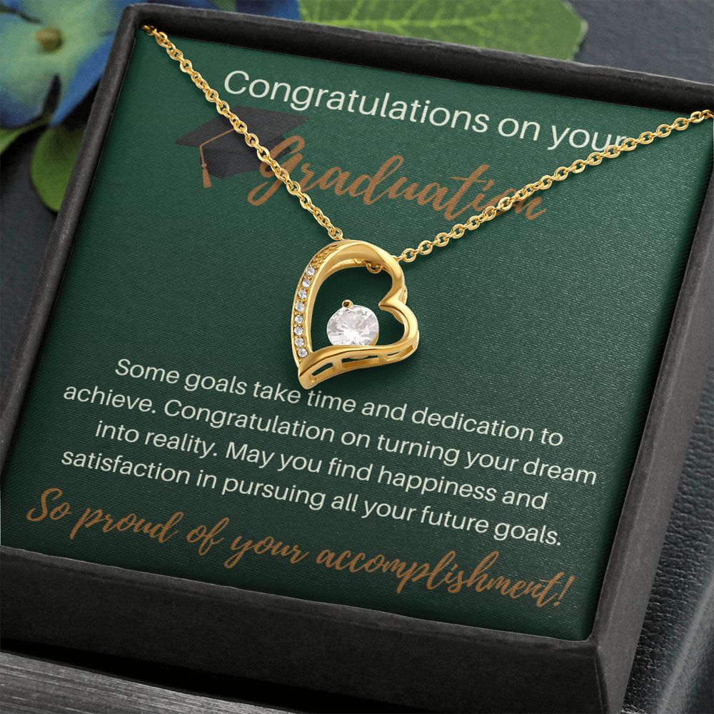 Congratulations On Your Graduation - Forever Love Necklace