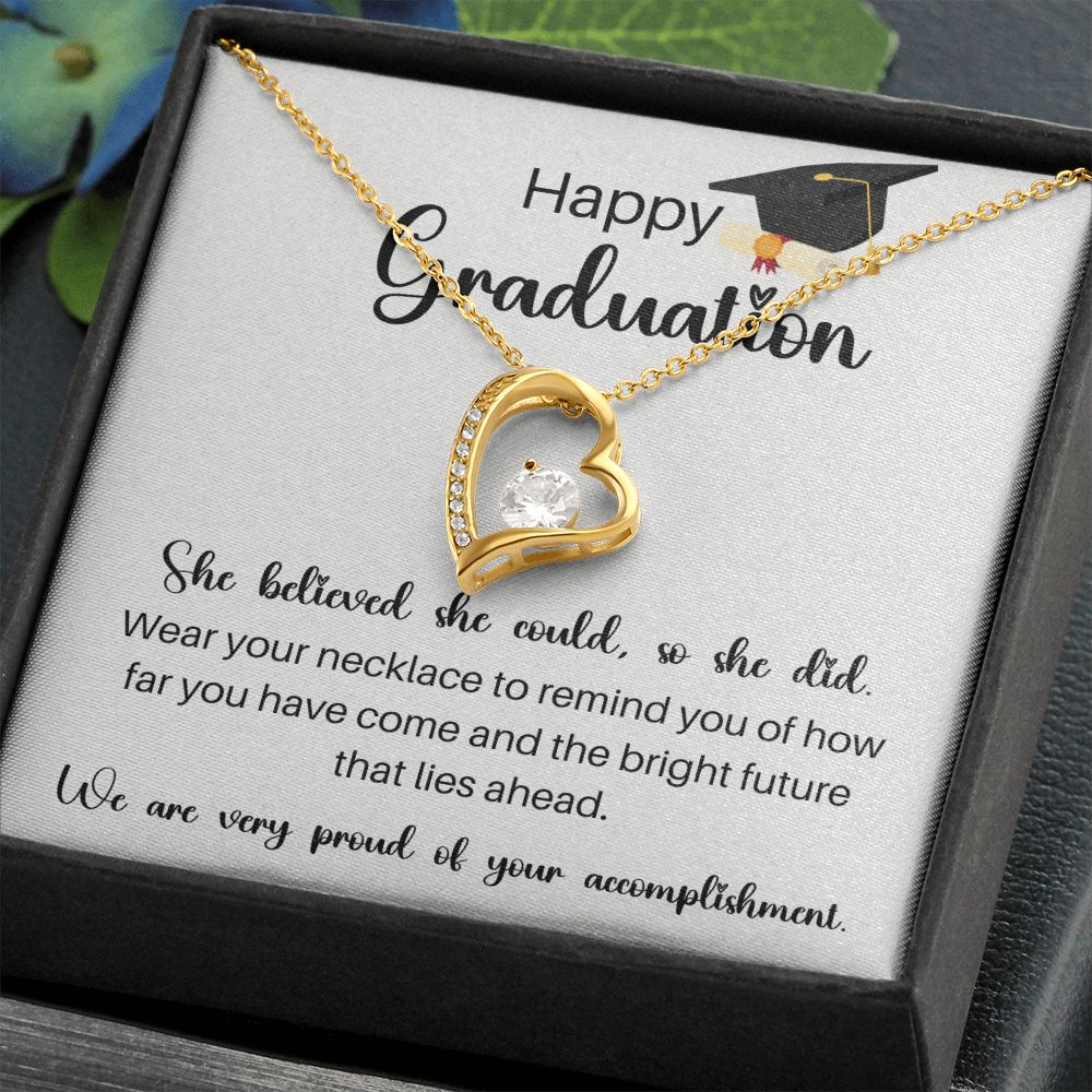 We Are Very Proud Of You - Forever Love Necklace