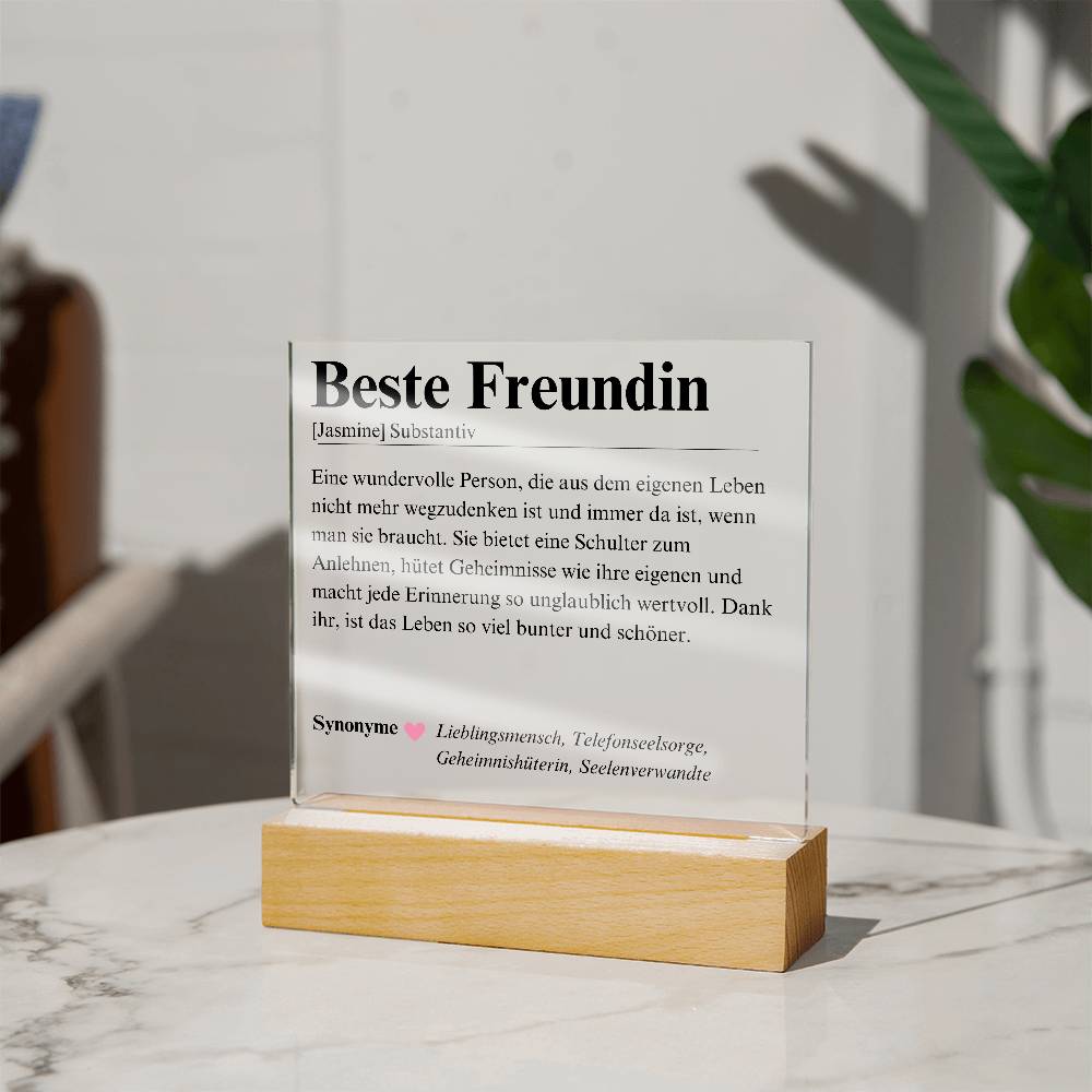 Personalisiertes Geschenk An Beste Freundin