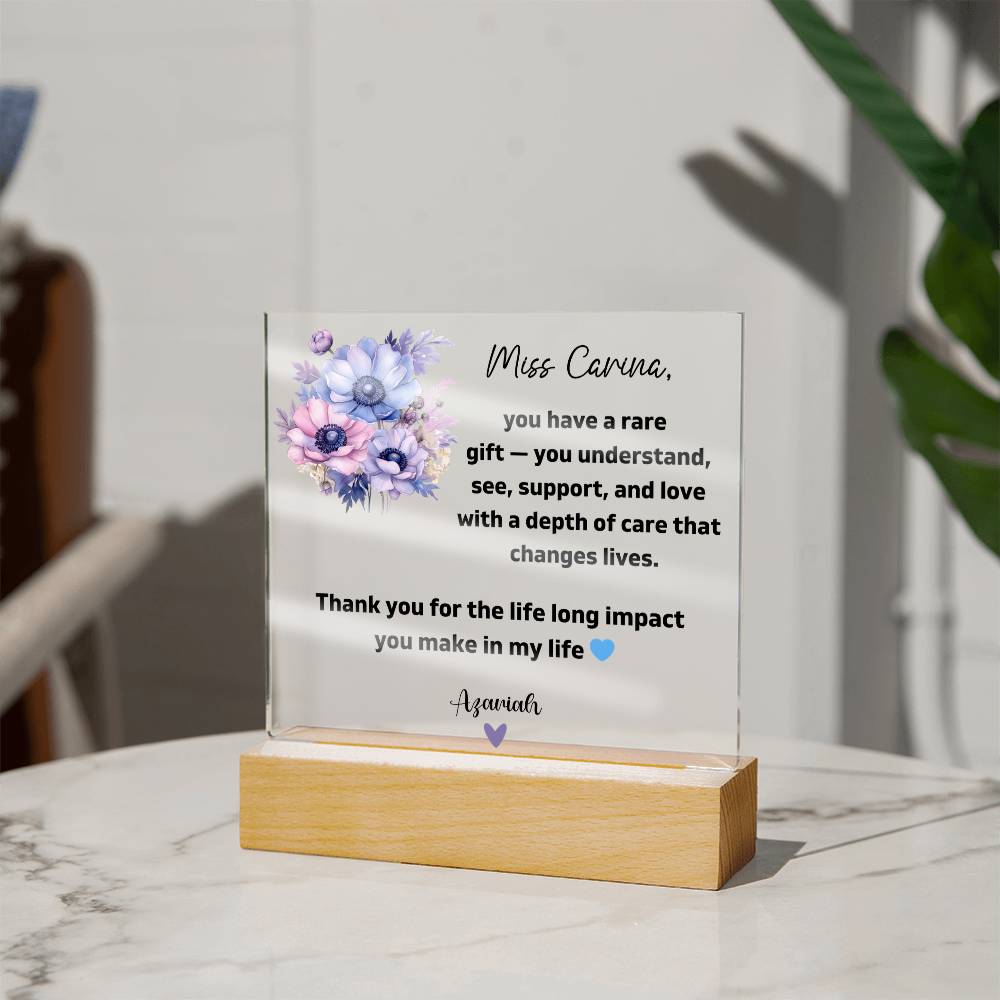 Carina Plaque