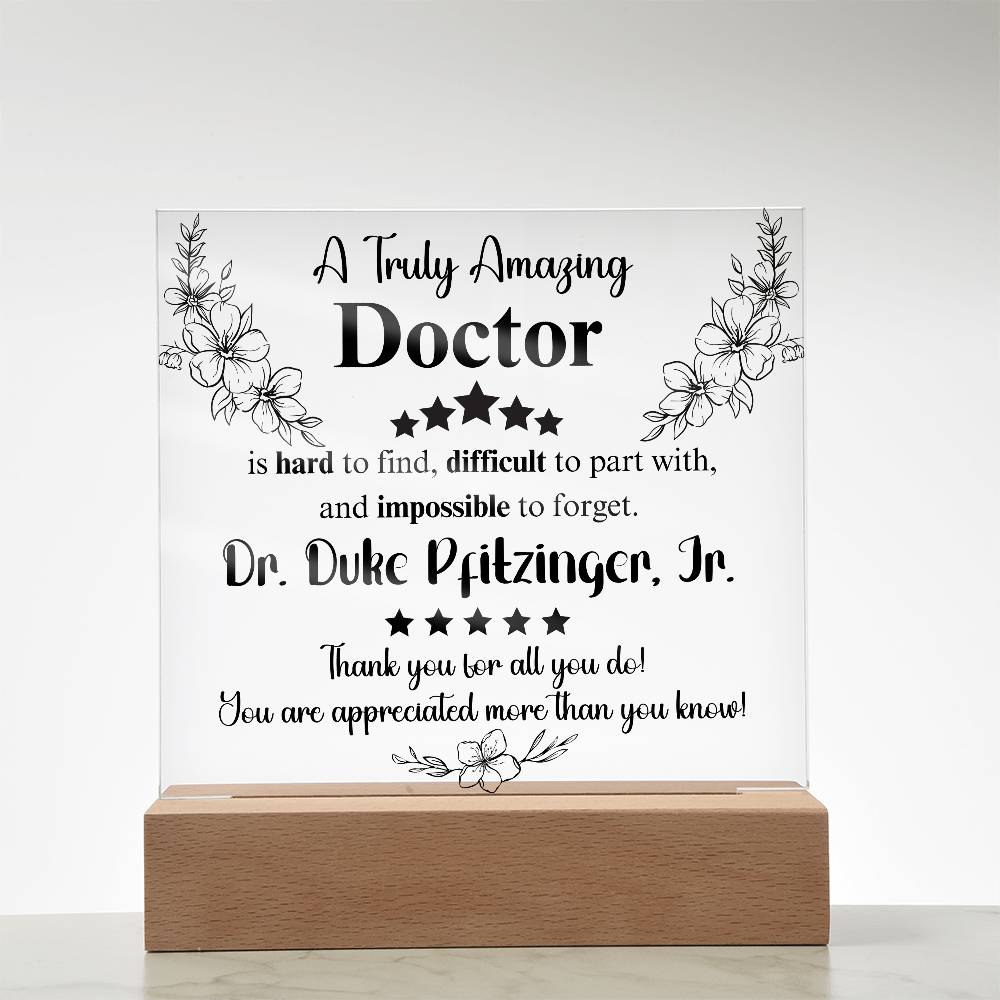 Dr. Duke Pfitzinger, Jr
