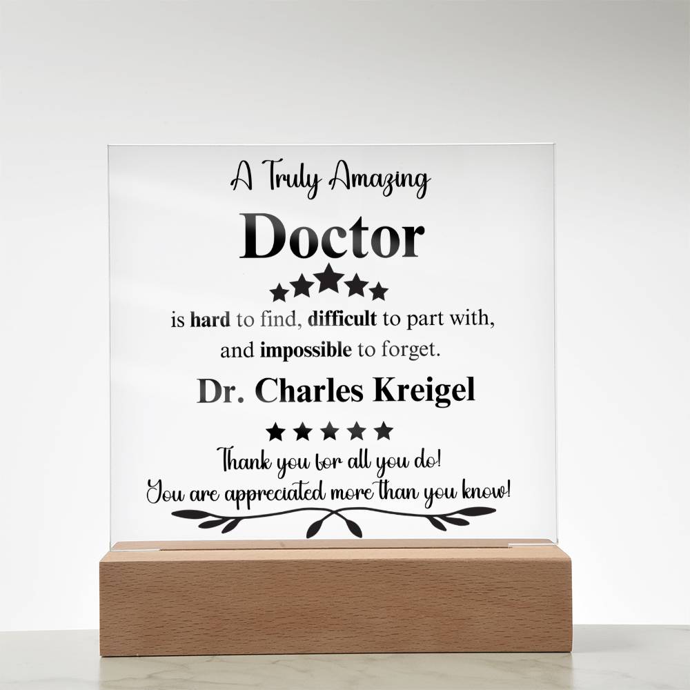 Dr. Charles Kreigel