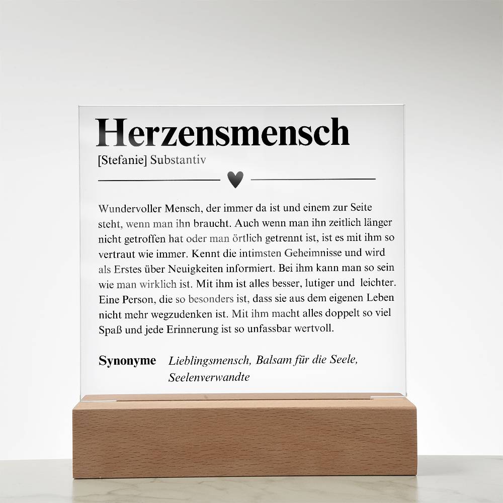 Geschenk FreundinHerzensmensch Duden 7