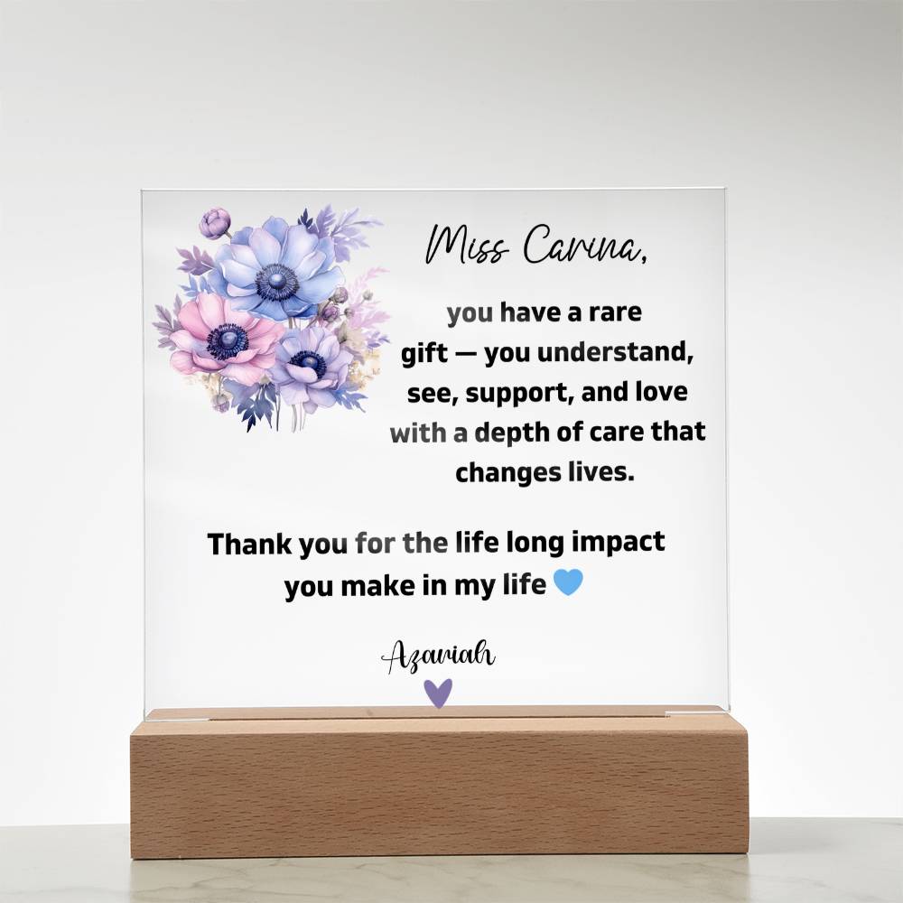 Carina Plaque