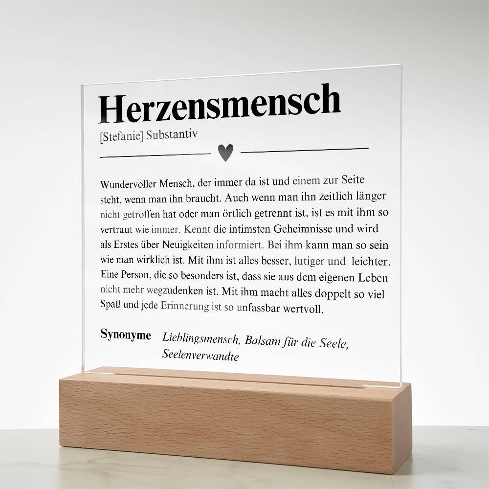 Geschenk FreundinHerzensmensch Duden 7