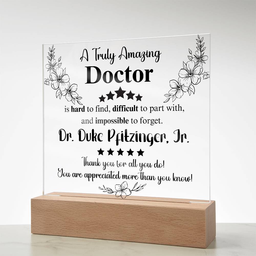 Dr. Duke Pfitzinger, Jr