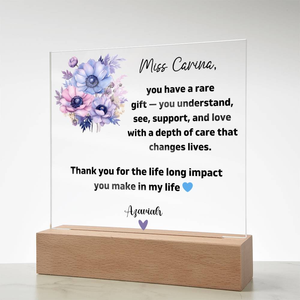 Carina Plaque
