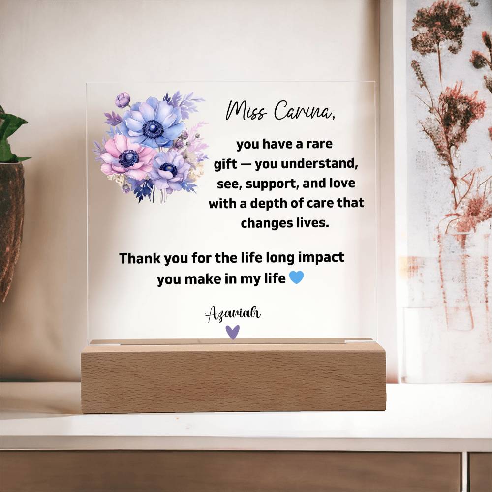 Carina Plaque