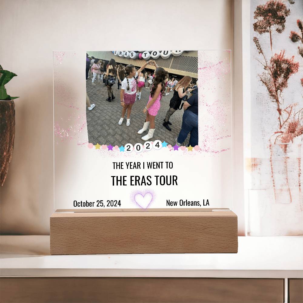 Eras Tour 2024 Acrylic Plaque