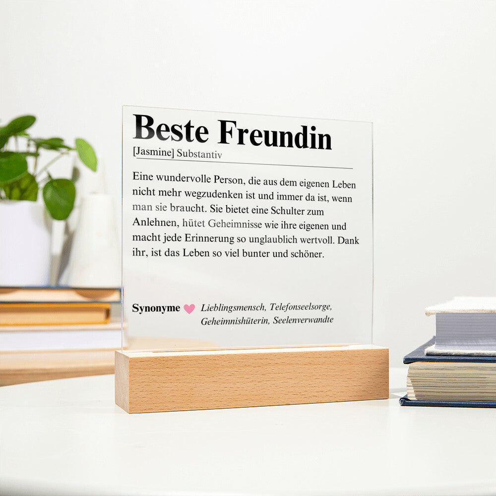 Personalisiertes Geschenk An Beste Freundin