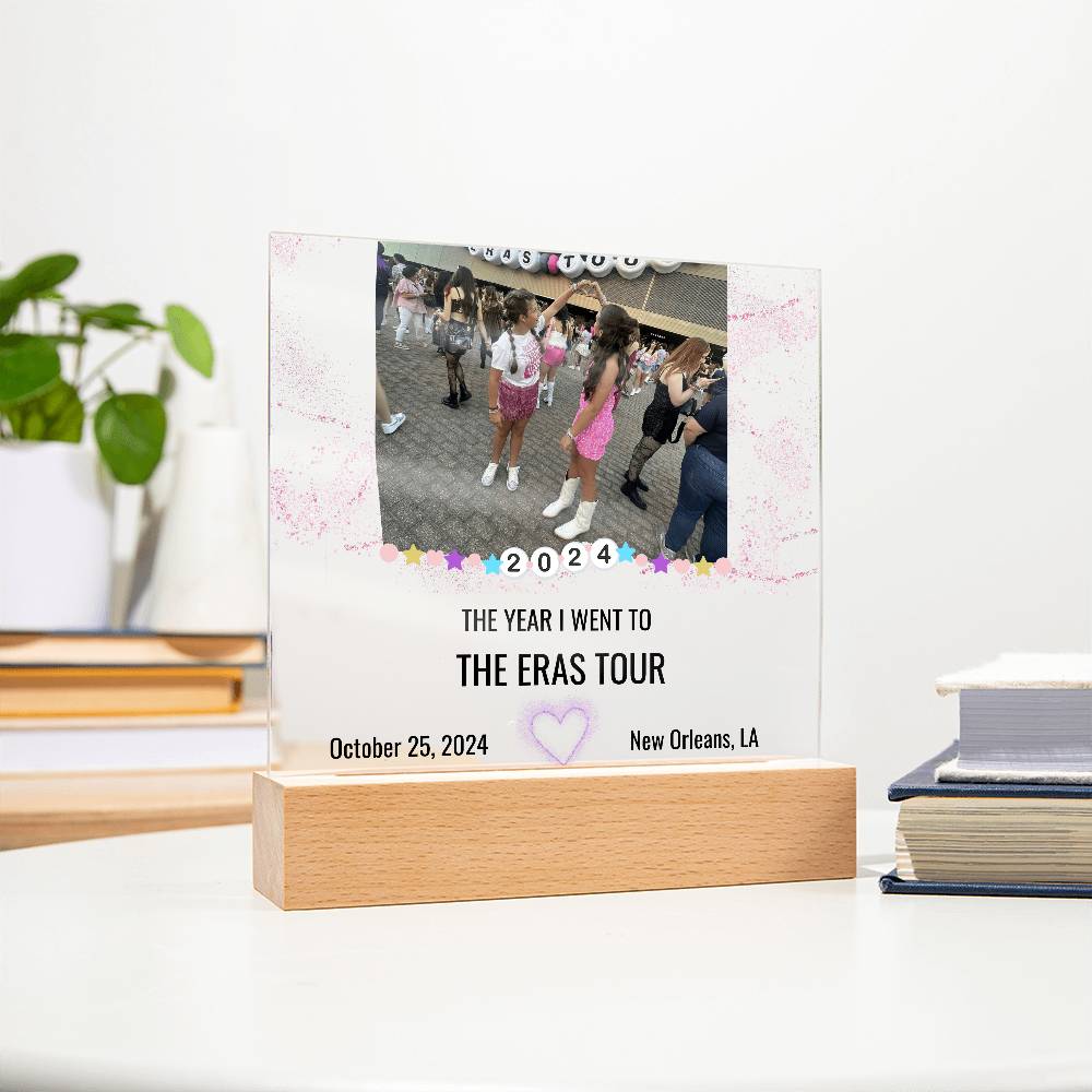 Eras Tour 2024 Acrylic Plaque